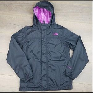 North Face Hyvent wind rain jacket GIRLS  18